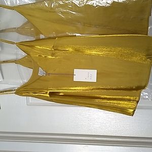 A new day gold camisole tank size small